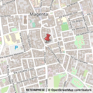 Mappa Via Fratelli Caprotti, 3, 20013 Magenta, Milano (Lombardia)