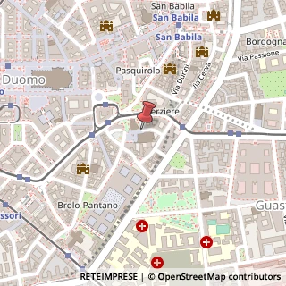 Mappa Via Carlo Giuseppe Merlo,  3, 20122 Milano, Milano (Lombardia)