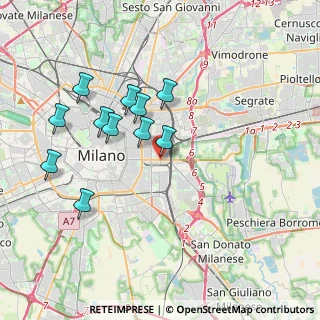 Mappa Viale Corsica, 20133 Milano MI, Italia (3.52182)