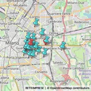Mappa Viale Corsica, 20137 Milano MI, Italia (1.5535)
