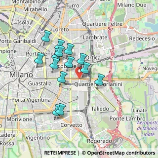 Mappa Viale Corsica, 20133 Milano MI, Italia (1.53429)