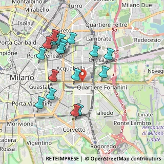 Mappa Viale Corsica, 20137 Milano MI, Italia (1.91421)