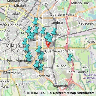 Mappa Viale Corsica, 20137 Milano MI, Italia (1.7375)