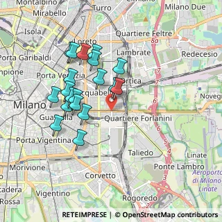 Mappa Viale Corsica, 20137 Milano MI, Italia (1.68632)