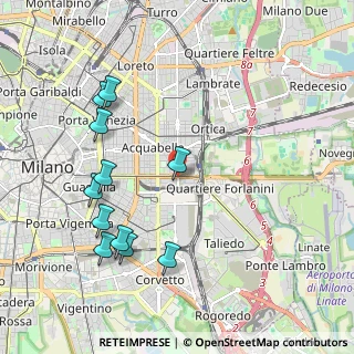 Mappa Viale Corsica, 20137 Milano MI, Italia (2.19727)