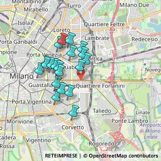 Mappa Viale Corsica, 20137 Milano MI, Italia (1.5355)