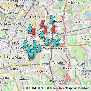 Mappa Viale Corsica, 20133 Milano MI, Italia (1.4705)