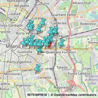 Mappa Viale Corsica, 20137 Milano MI, Italia (1.457)