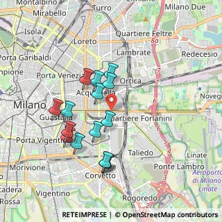 Mappa Viale Corsica, 20137 Milano MI, Italia (1.68133)
