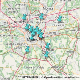 Mappa Viale Corsica, 20137 Milano MI, Italia (5.70714)