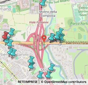Mappa Viale Enrico Forlanini, 20134 Milano MI, Italia (0.5945)
