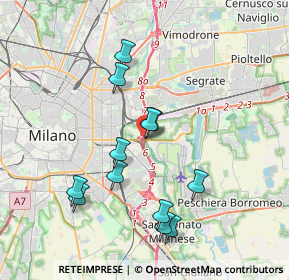 Mappa Viale Enrico Forlanini, 20134 Milano MI, Italia (3.65667)