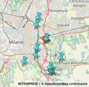 Mappa Viale Enrico Forlanini, 20134 Milano MI, Italia (3.50455)