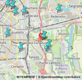 Mappa Viale Enrico Forlanini, 20134 Milano MI, Italia (2.4875)