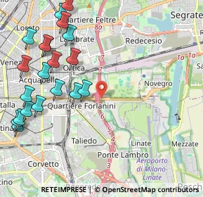 Mappa Viale Enrico Forlanini, 20134 Milano MI, Italia (2.666)
