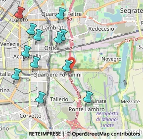 Mappa Viale Enrico Forlanini, 20134 Milano MI, Italia (2.3325)