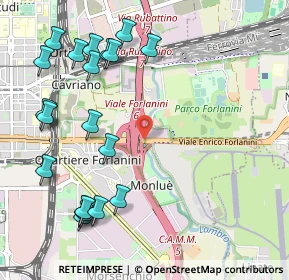 Mappa Viale Enrico Forlanini, 20134 Milano MI, Italia (1.2725)