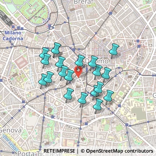 Mappa Via degli Arcimboldi, 20123 Milano MI, Italia (0.383)
