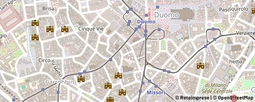 Mappa Milano