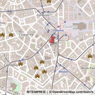Mappa 3 Via dell' Unione, Milano, MI 20122, 20097 Milano MI, Italia, 20097 Milano, Milano (Lombardia)