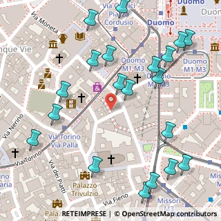 Mappa Via degli Arcimboldi, 20121 Milano MI, Italia (0.1645)