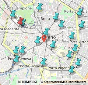 Mappa Via degli Arcimboldi, 20121 Milano MI, Italia (1.245)