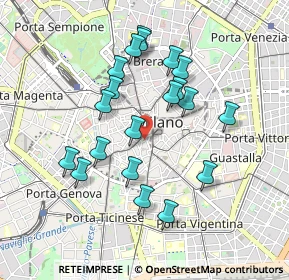 Mappa Via degli Arcimboldi, 20121 Milano MI, Italia (0.8545)