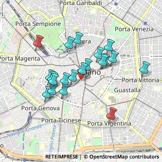 Mappa Via degli Arcimboldi, 20121 Milano MI, Italia (0.8105)