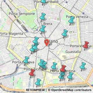 Mappa Via degli Arcimboldi, 20121 Milano MI, Italia (1.333)