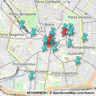 Mappa Via degli Arcimboldi, 20121 Milano MI, Italia (0.8015)