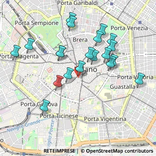 Mappa Via degli Arcimboldi, 20121 Milano MI, Italia (0.989)