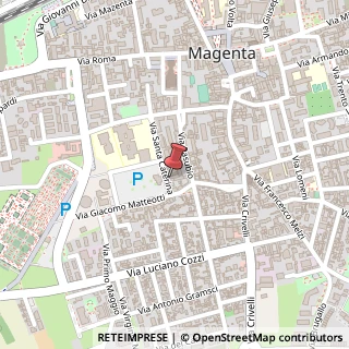 Mappa Via S. Caterina da Siena, 45, 20013 Magenta, Milano (Lombardia)