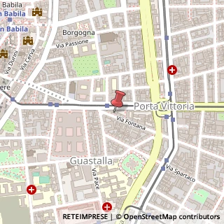 Mappa Via Fontana, n. 5, 20122 Milano, Milano (Lombardia)