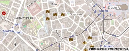 Mappa Milaan