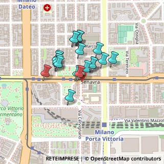 Mappa Piazza Giuseppe Grandi, 20137 Milano MI, Italia (0.165)