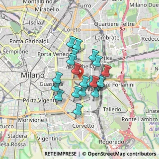 Mappa Piazza Giuseppe Grandi, 20137 Milano MI, Italia (1.1955)