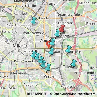 Mappa Piazza Giuseppe Grandi, 20137 Milano MI, Italia (1.65846)