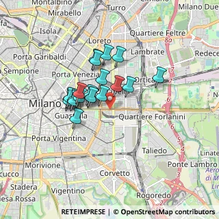 Mappa Piazza Giuseppe Grandi, 20137 Milano MI, Italia (1.3085)