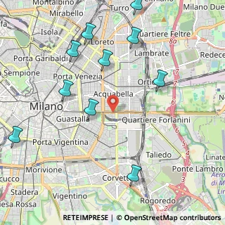 Mappa Piazza Giuseppe Grandi, 20137 Milano MI, Italia (2.70727)