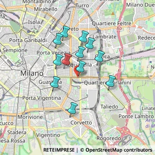 Mappa Piazza Giuseppe Grandi, 20137 Milano MI, Italia (1.45667)