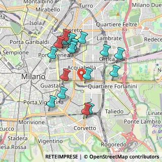 Mappa Piazza Giuseppe Grandi, 20137 Milano MI, Italia (1.71105)