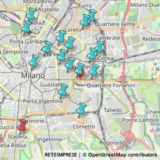 Mappa Piazza Giuseppe Grandi, 20137 Milano MI, Italia (2.09529)