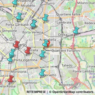 Mappa Piazza Giuseppe Grandi, 20137 Milano MI, Italia (2.87933)