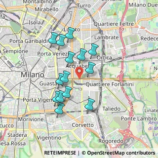Mappa Piazza Giuseppe Grandi, 20137 Milano MI, Italia (1.54429)