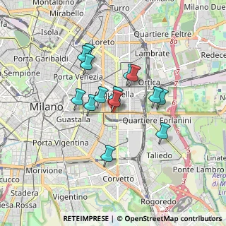 Mappa Piazza Giuseppe Grandi, 20137 Milano MI, Italia (1.35214)