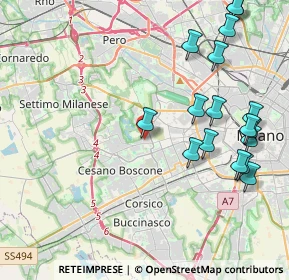 Mappa Via Fratelli Zoia, 20152 Milano MI, Italia (4.90471)