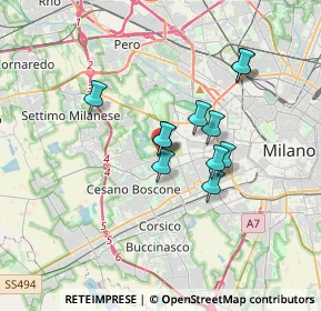 Mappa Via Fratelli Zoia, 20152 Milano MI, Italia (2.61727)