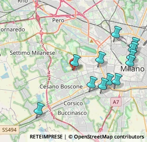 Mappa Via Fratelli Zoia, 20152 Milano MI, Italia (4.47833)