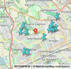 Mappa Via Fratelli Zoia, 20152 Milano MI, Italia (1.86091)