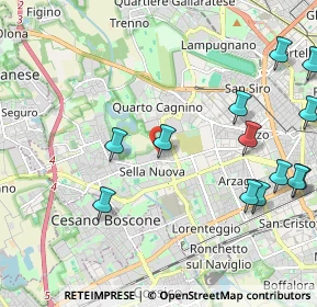 Mappa Via Fratelli Zoia, 20152 Milano MI, Italia (2.70714)